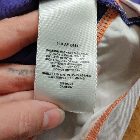 Columbia Purple Omni Shade Long Sleeve Shirt Sun Shirt Swim Summer Size 6 - Picture 6 of 8